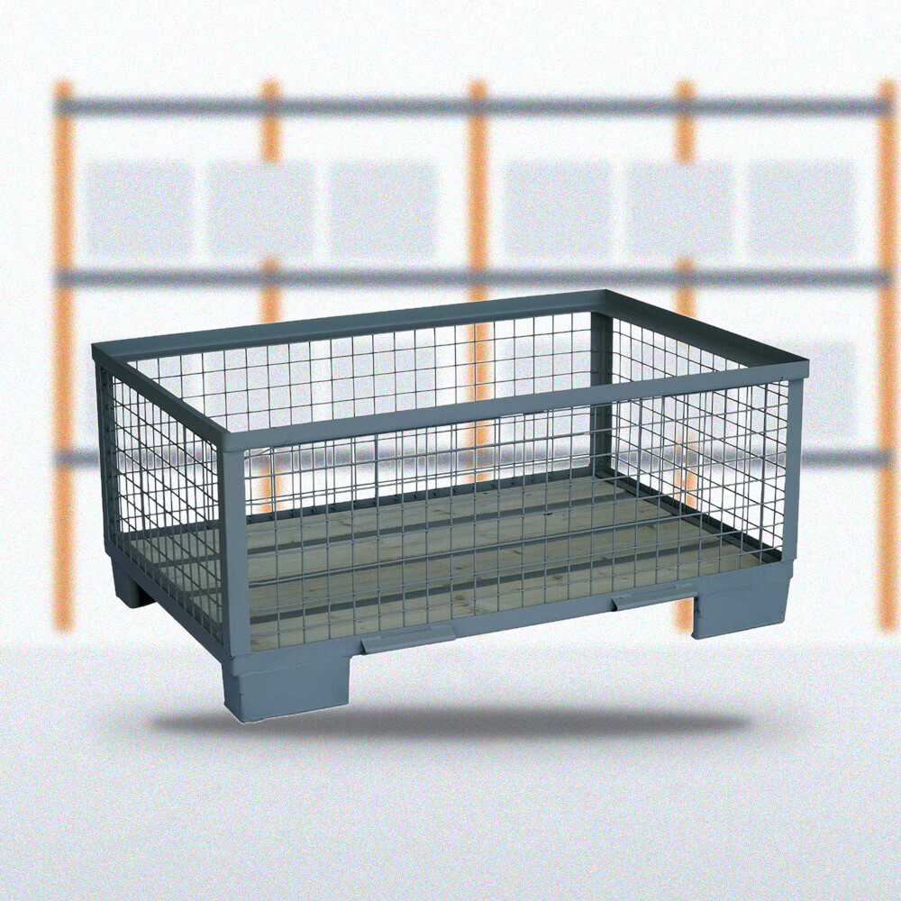 Halbhohe Gitterbox ohne Klappe